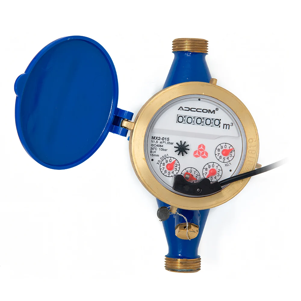 Medidor Para Agua Adccom 1" Bronce