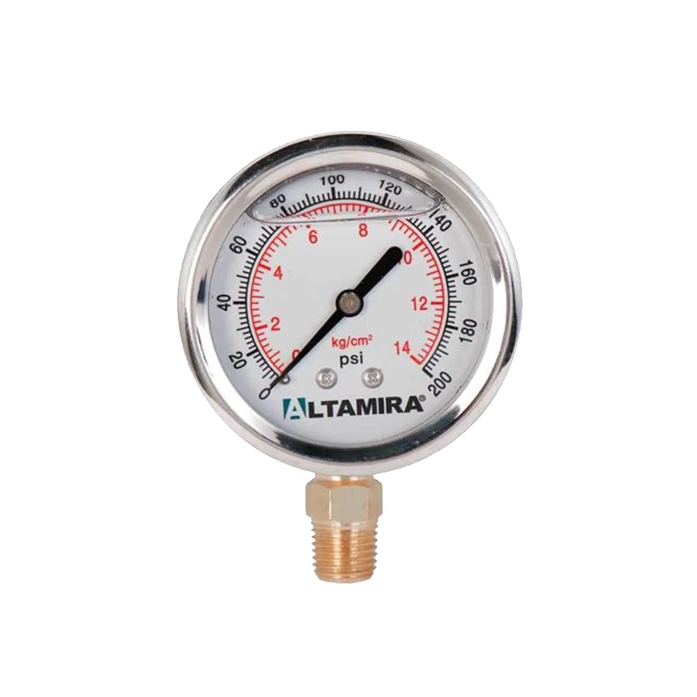 Manometro Altamira 0-200 Glicerina