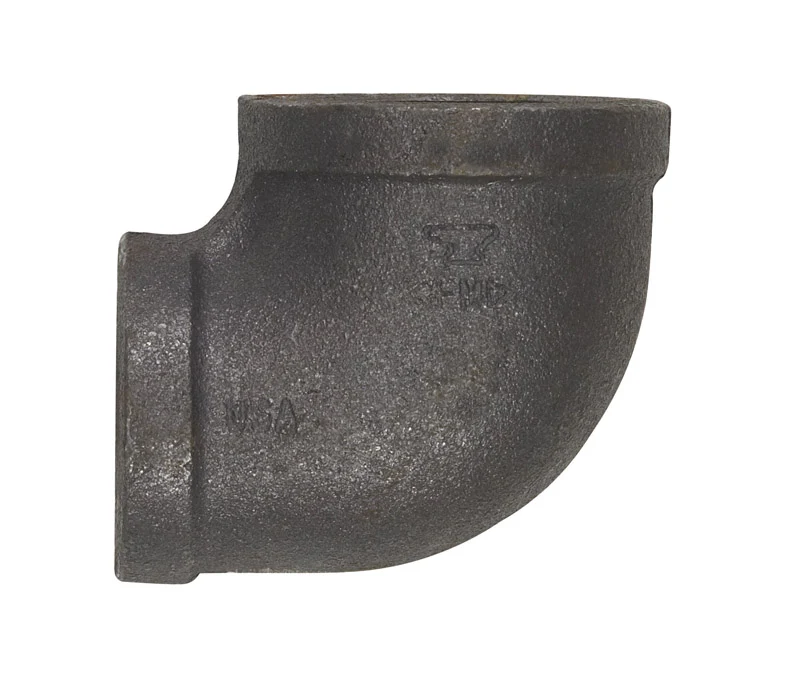 Codo negro de 90 grados, 1-1/4 x 1" Anvil