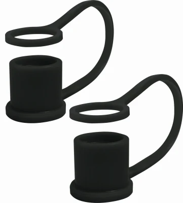 Tapa antipolvo roja de 1/2" (paquete de 2) Apache
