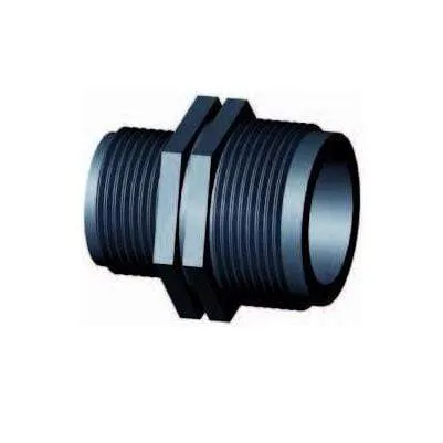 Casquillo reductor PP negro - Rosca exterior Aquaforte