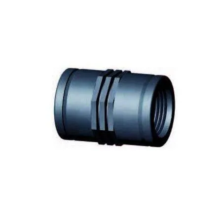 Manguito PP negro - Rosca interior Aquaforte