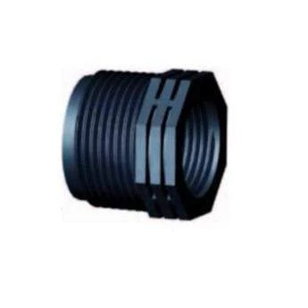 Reducción PP negro - Rosca exterior e interior Aquaforte