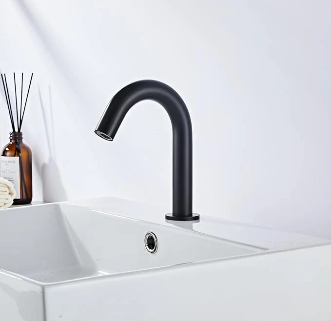 Grifo Lavamanos de Sensor Negro Mate - Aqualia Sacer