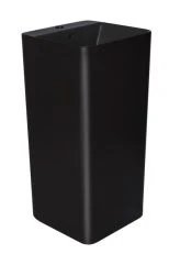 Lavamanos Pilon De Una Pieza Con Rebosadero Negro Mate - Aqualia Croto