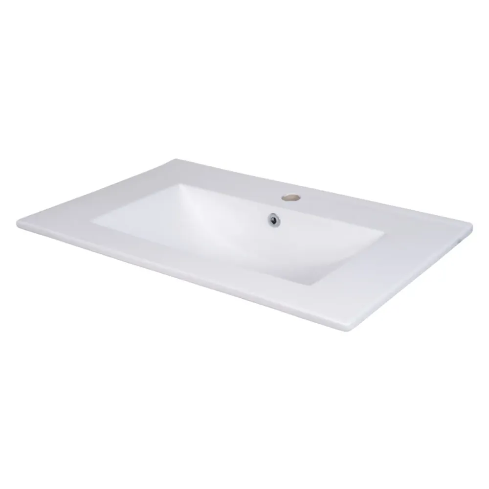 Lavamanos de Sobreponer Rectangular 61X46.5cm - Aqualia Azucena