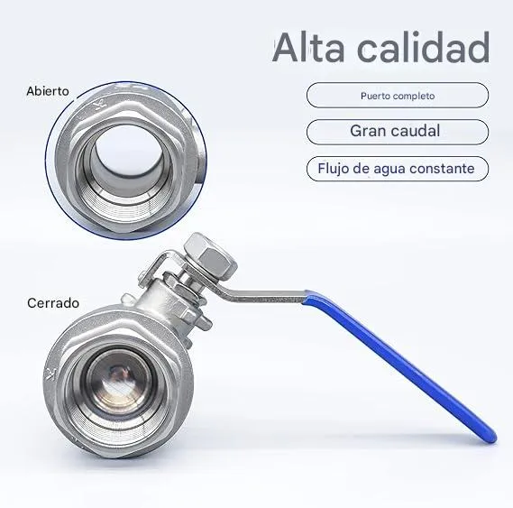 Válvula de Bola de 1" NPT Acero Inoxidable - ARCO