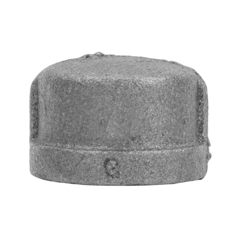 Tapa de hierro maleable negro Fpt de 3/8 pulg. de BK Products - Oferta de la semana B&K