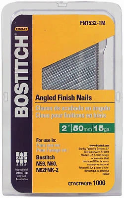 Clavo de acabado de 2-1/2" calibre 15 Bostitch