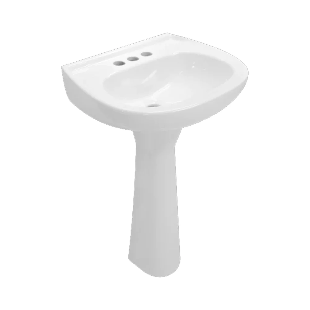 Lavabo Con Pedestal Jazmin Blanco CATO