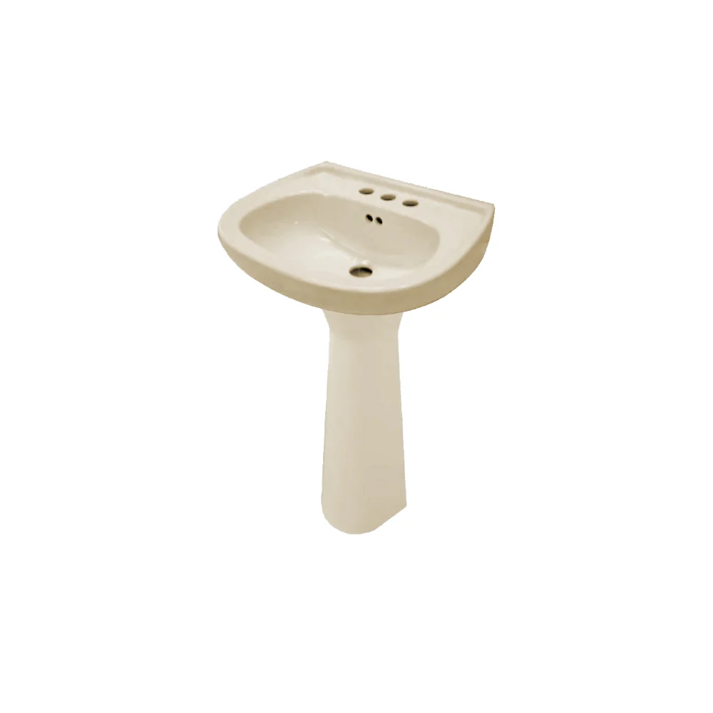 Lavabo Con Pedestal Jazmin Jr Marfil CATO