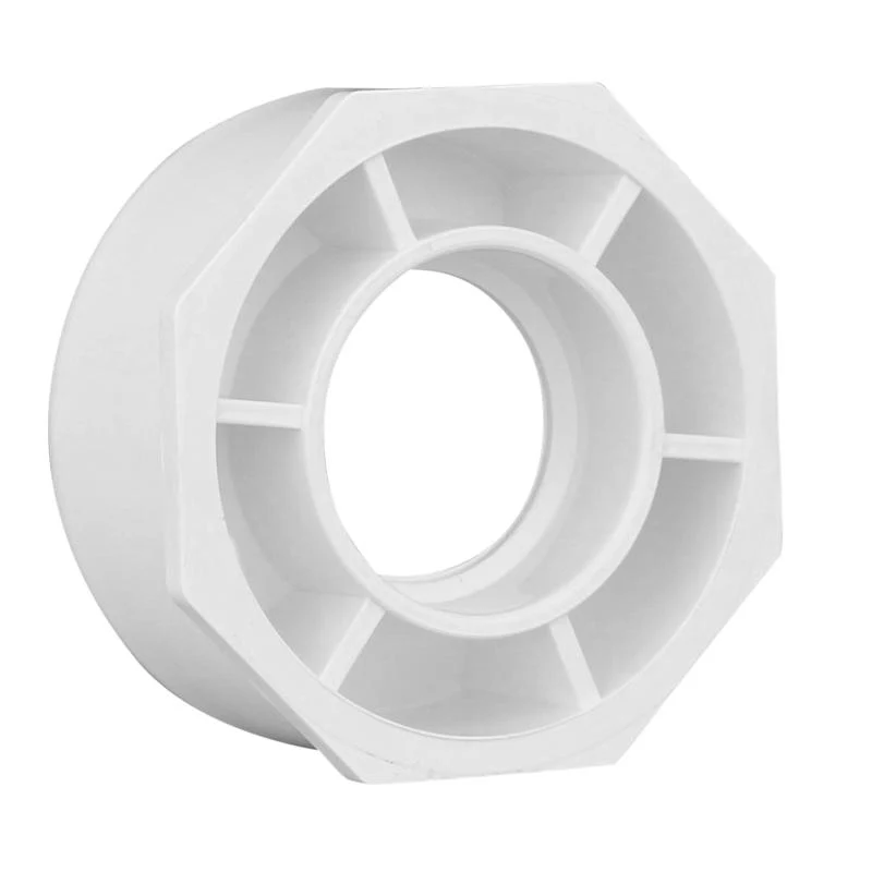 Buje de PVC Charlotte Pipe Schedule 40 de 4" con espiga y 2" con cubo en D (paquete de 1) - Oferta de la semana