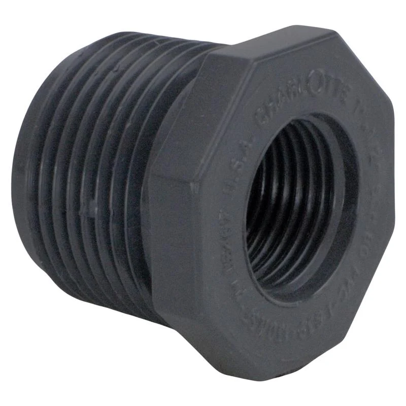 Buje reductor de PVC de 1-1/4 pulg., cédula 80, 1 pulg. MPT x 1/2 pulg. D FPT, paquete de 1 - Oferta de la semana Charlott...