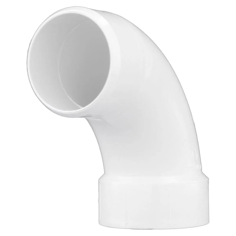 Codo de PVC de 90 grados Charlotte Pipe Schedule 40 de 1-1/2 pulg. con espiga y cubo D de 1-1/2 pulg. (paquete de 1) - Ofe...
