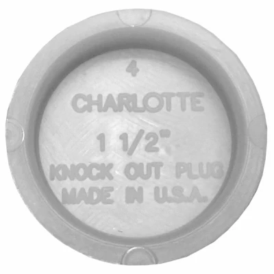 Tapa de prueba de PVC Charlotte Pipe de 1-1/2 pulg. - Oferta de la semana