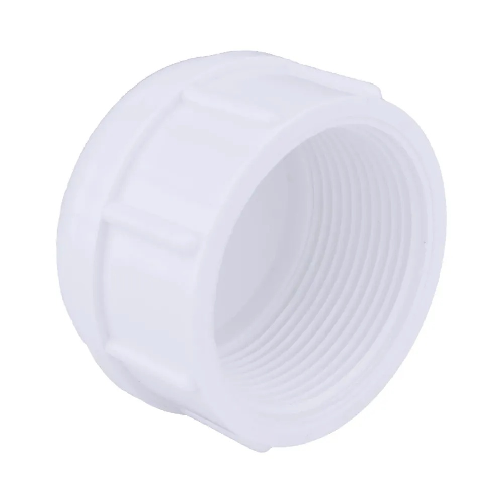 Tapas roscadas de PVC de calibre 40 de 3/4" 30167 de Genova Products (paquete de 10) Charlotte Pipe