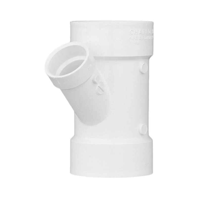Tuberí Charlotte Schedule 40, conector en Y reductor de PVC de 3" de diámetro x 3" de diámetro (paquete de 1) - Oferta de...