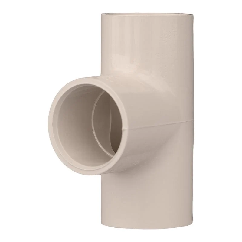Tuberí en T de CPVC Charlotte Pipe FlowGuard de 1 pulg. con conexión deslizante y 1 pulg. con conexión deslizante en D - O...
