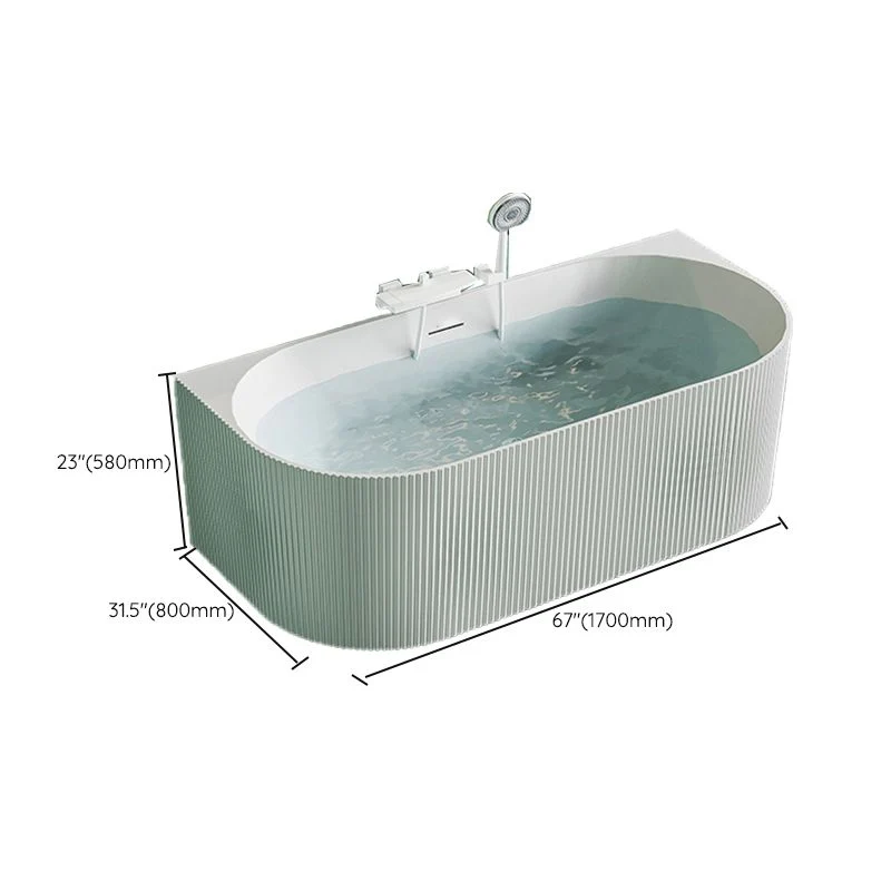 Bañera de acrílico blanca moderna, bañera rectangular de nuevo la pared Blanco Clearhalo
