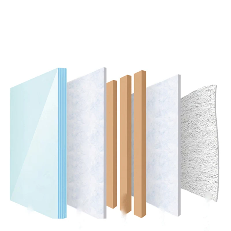 Bañera de acrílico de estilo moderno, rectangular, de espaldas la pared, bañera de baño en blanco Clearhalo