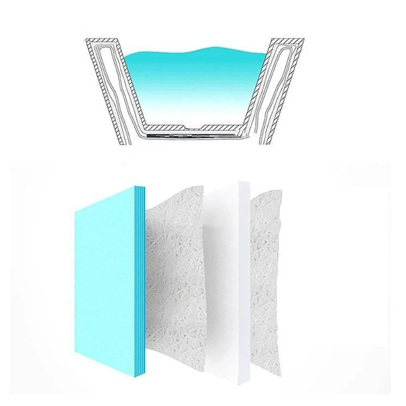Bañera de inmersión, bañera rectangular de acrílico con acabado antiguo, de espaldas la pared Verde Clearhalo