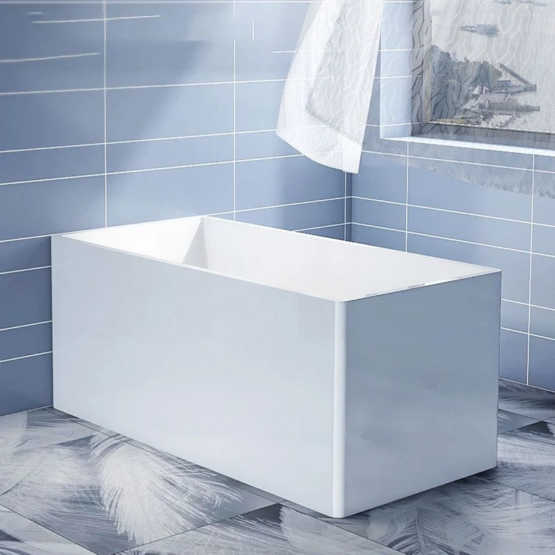 Bañera de inmersión con acabado antiguo, bañera rectangular de acrílico de nuevo la pared Clearhalo