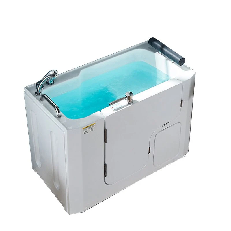 Bañera de inmersión/aire/bañera de hidromasaje, bañera rectangular acrílica de espalda pared Clearhalo