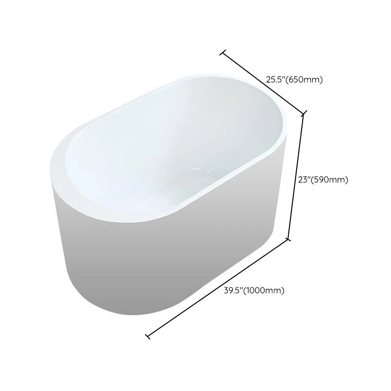 Bañera ovalada con soporte y acabado antiguo, bañera de estilo moderno Clearhalo
