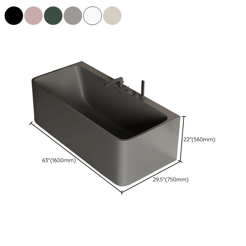 Bañera rectangular con acabado antiguo, bañera moderna de espaldas la pared Blanco Clearhalo