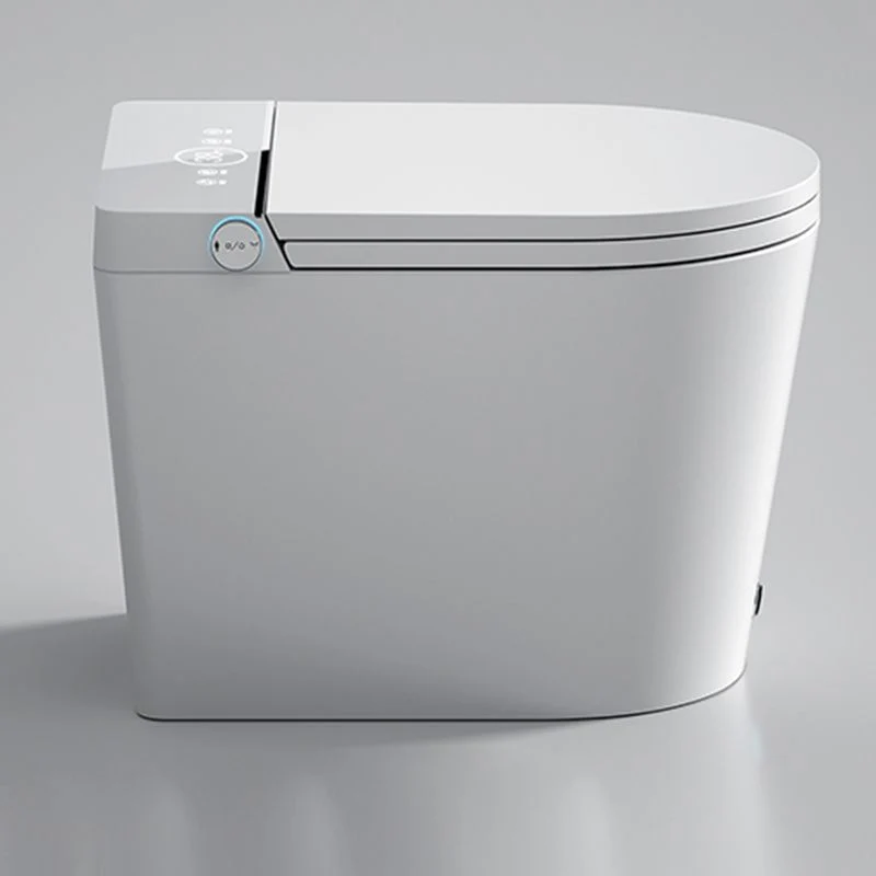 Bidé alargado de pie resistente las manchas con asiento calefactable y secador de aire caliente Clearhalo