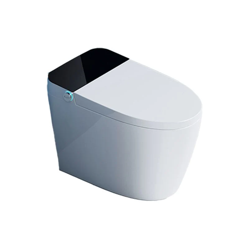 Bidé inteligente alargado con tanque Bidé cerámico todo en uno con asiento calefactable Clearhalo