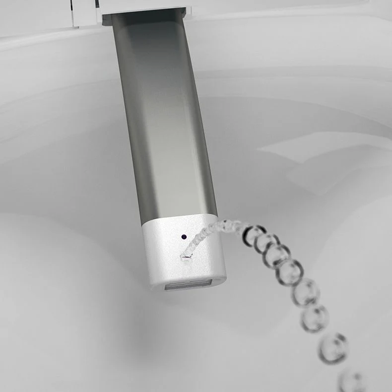 Bidé inteligente alargado para montaje en suelo sin control de presión de agua Clearhalo