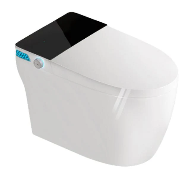 Bidé inteligente alargado para montaje en suelo con secadora y asiento calefactable Clearhalo