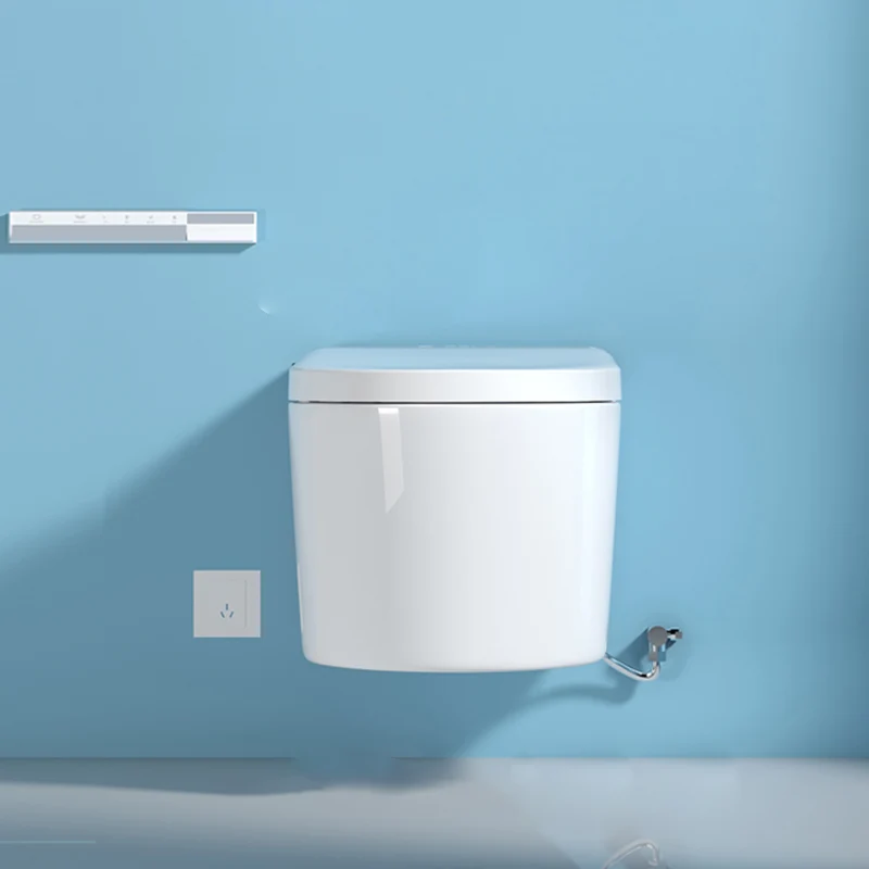 Bidé inteligente de bidé alargado de pared Simplicity con secador de aire caliente Clearhalo