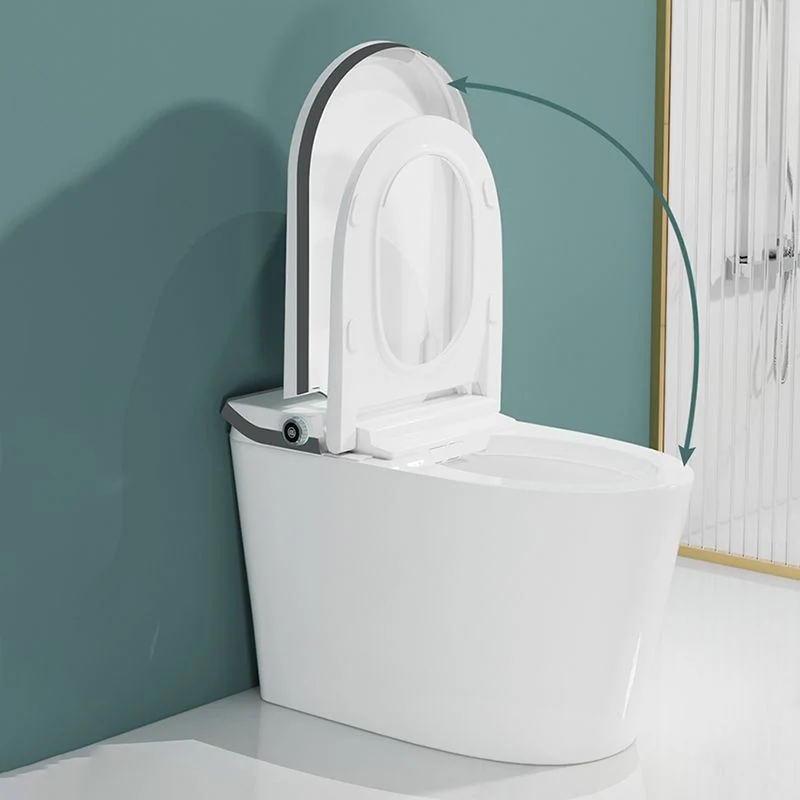Bidé de pie moderno con asiento calefactable y mando distancia incluido Clearhalo