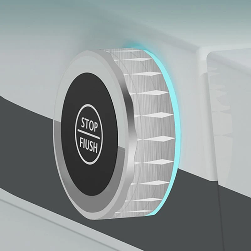 Bidé de pie moderno con asiento calefactable y mando distancia incluido Clearhalo
