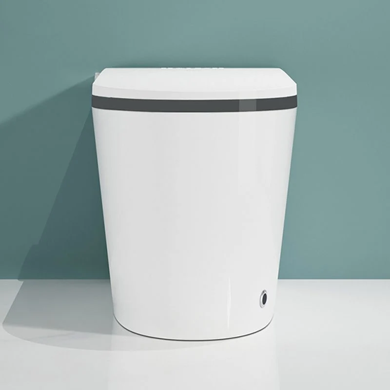 Bidé de pie moderno con asiento calefactable y mando distancia incluido Clearhalo