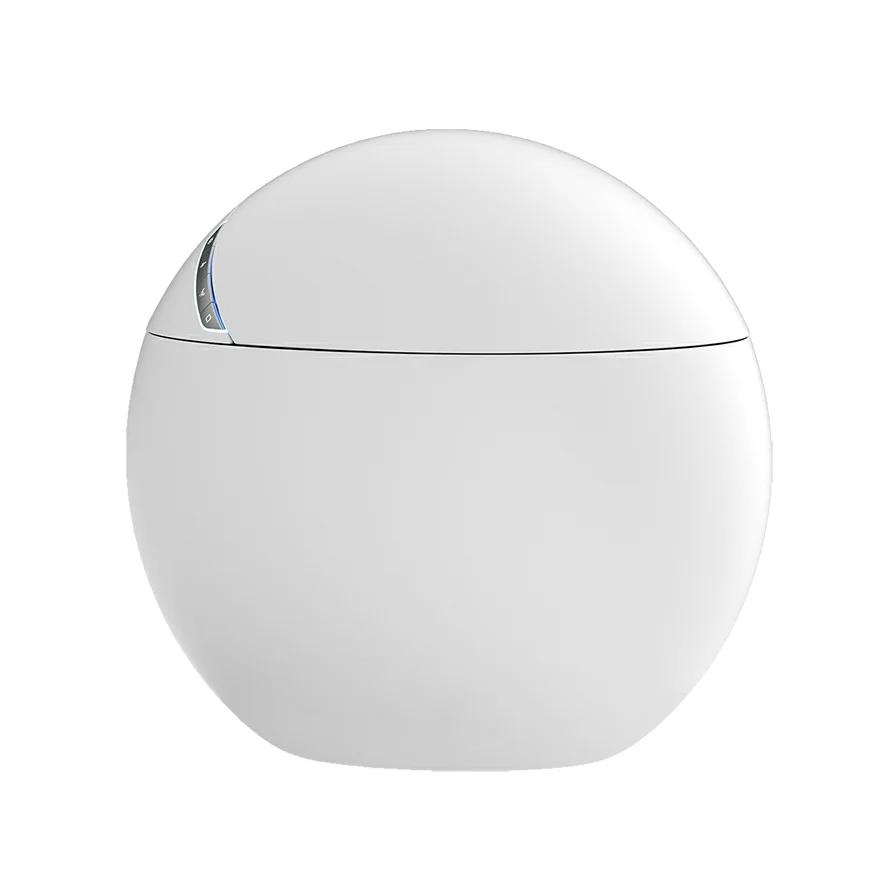 Bidé redondo resistente las manchas para montaje en suelo con control de temperatura Clearhalo
