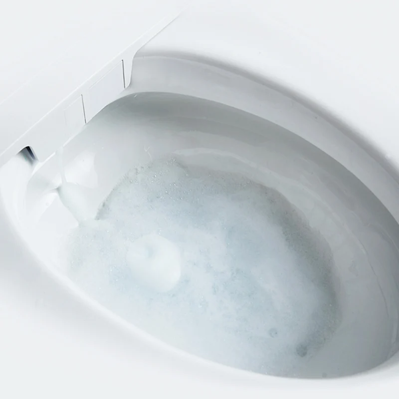 Bidé de suelo antimicrobiano alargado sin control de presión de agua Clearhalo