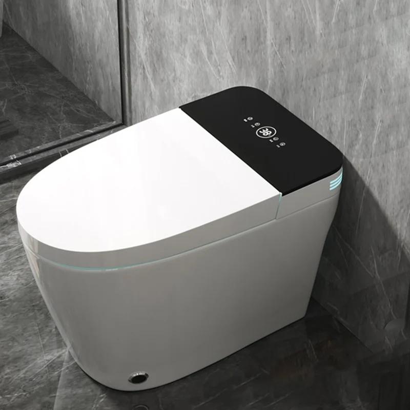 Bidé de suelo antimicrobiano alargado sin control de presión de agua Clearhalo