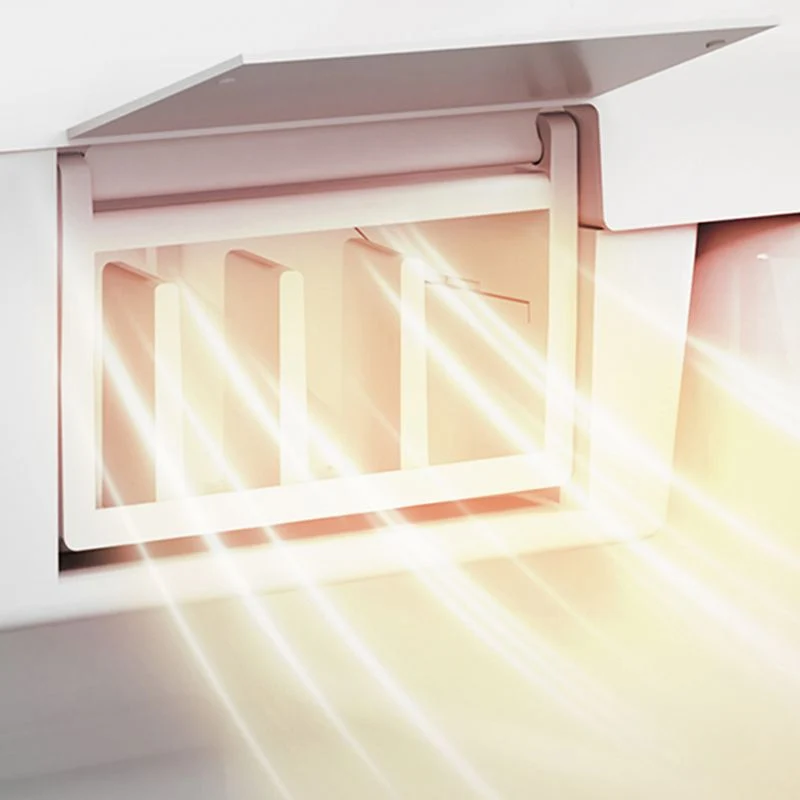 Bidé de suelo desodorizante con asiento calefactable de cerámica alargada blanca Clearhalo