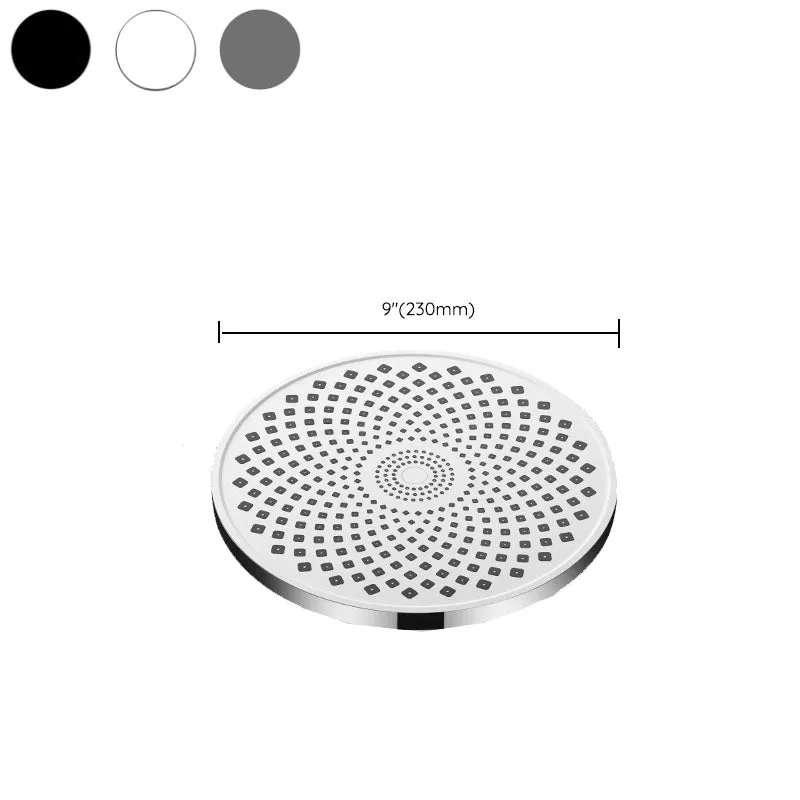 Cabezal de ducha doble redondo con tecnologí cinética H2O Cabezal de ducha ajustable Clearhalo
