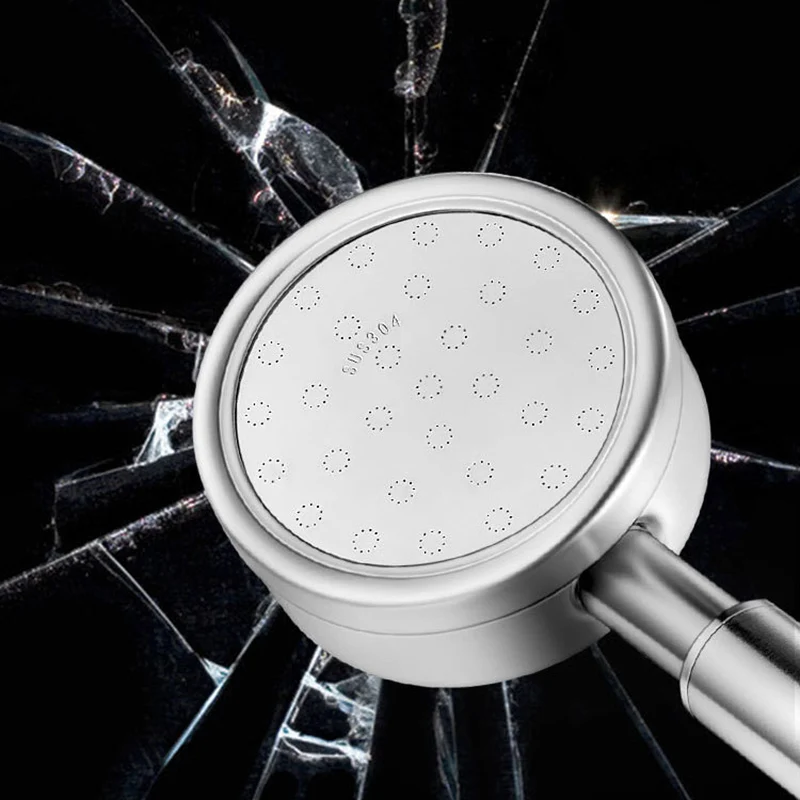 Cabezal de ducha de mano de estilo moderno, cabezal de ducha de mano para baño de metal Clearhalo