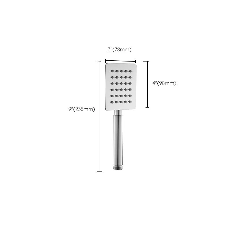 Cabezal de ducha de mano moderno, cabezal de ducha presurizado de acero inoxidable 304 Clearhalo