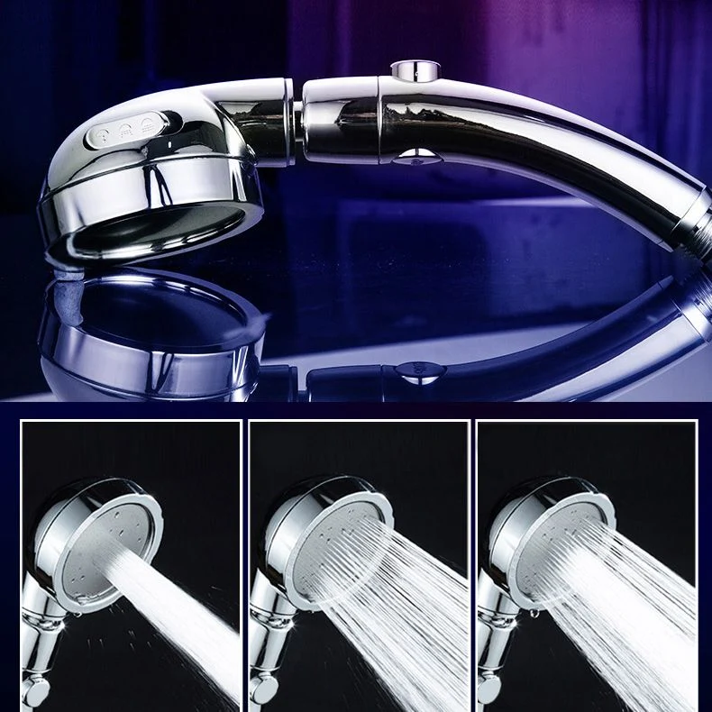 Cabezal de ducha de mano moderno, conjunto de cabezal de ducha redondo de 3 posiciones Clearhalo