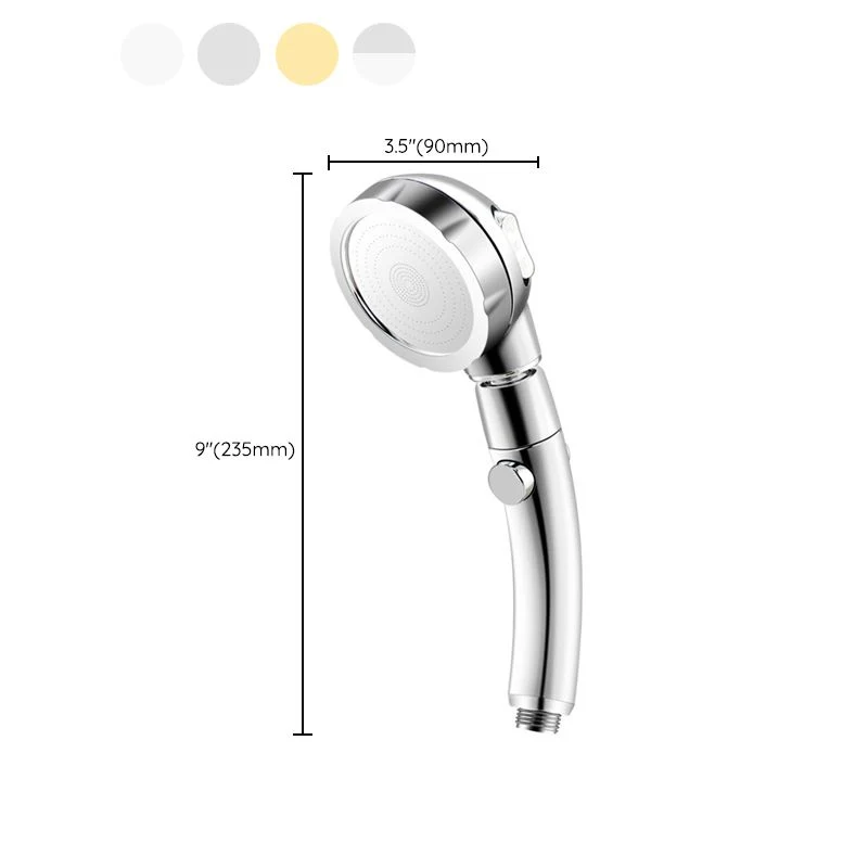 Cabezal de ducha de mano moderno, conjunto de cabezal de ducha redondo de 3 posiciones Clearhalo