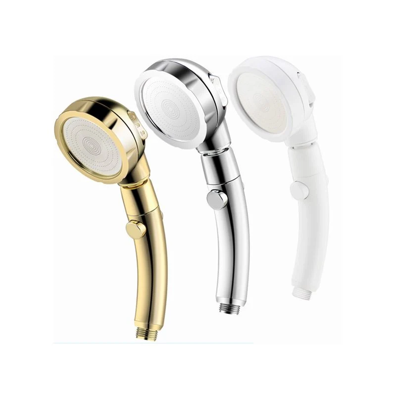 Cabezal de ducha de mano moderno, conjunto de cabezal de ducha redondo de 3 posiciones Clearhalo