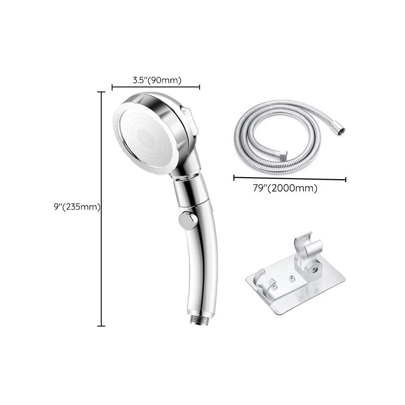 Cabezal de ducha de mano moderno, conjunto de cabezal de ducha redondo de 3 posiciones Clearhalo