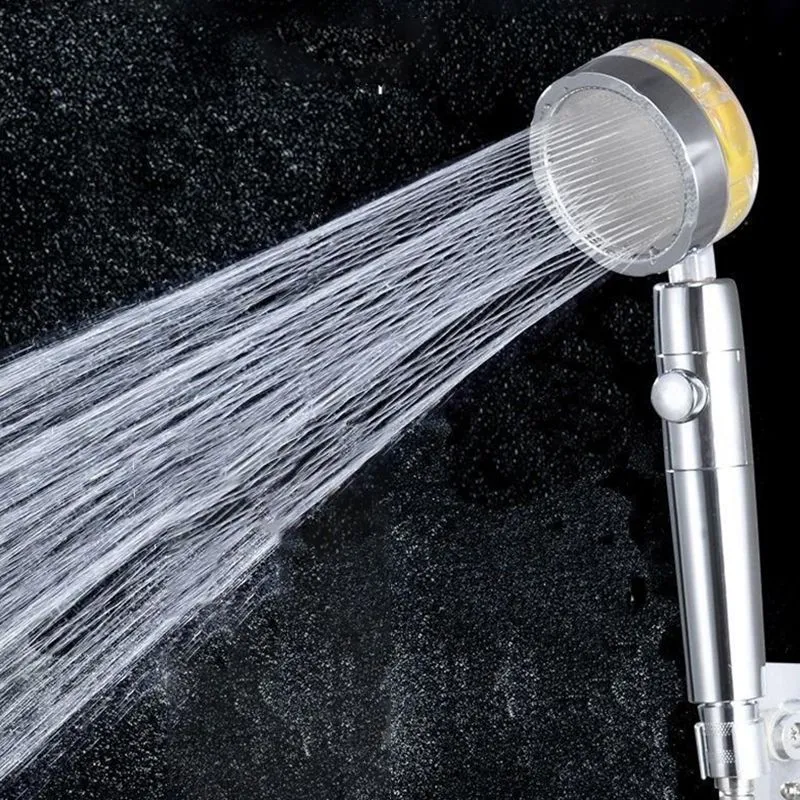 Cabezal de ducha de mano de plástico, cabezal de ducha ajustable para baño moderno Clearhalo