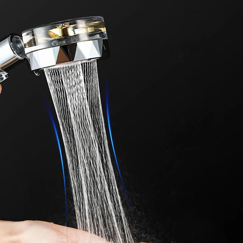 Cabezal de ducha de mano de plástico, cabezal de ducha ajustable para baño moderno Clearhalo